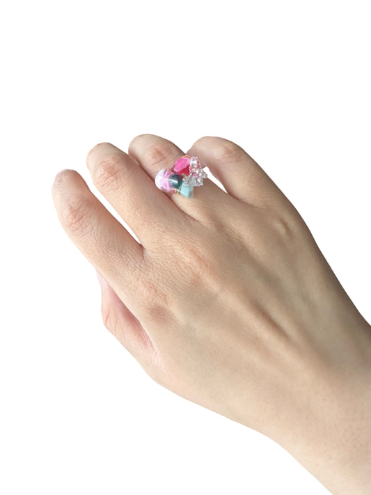 Aurora Heart Ring