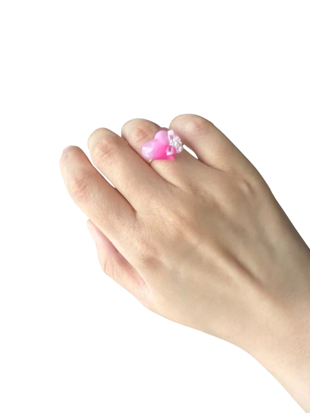 Dreamy Gradient Heart Ring