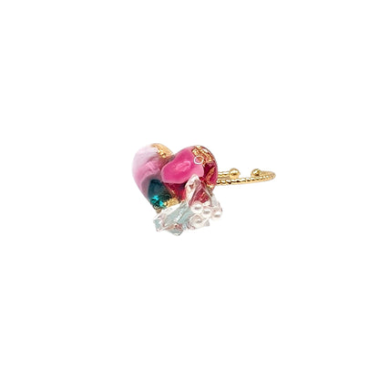 Aurora Heart  Ring
